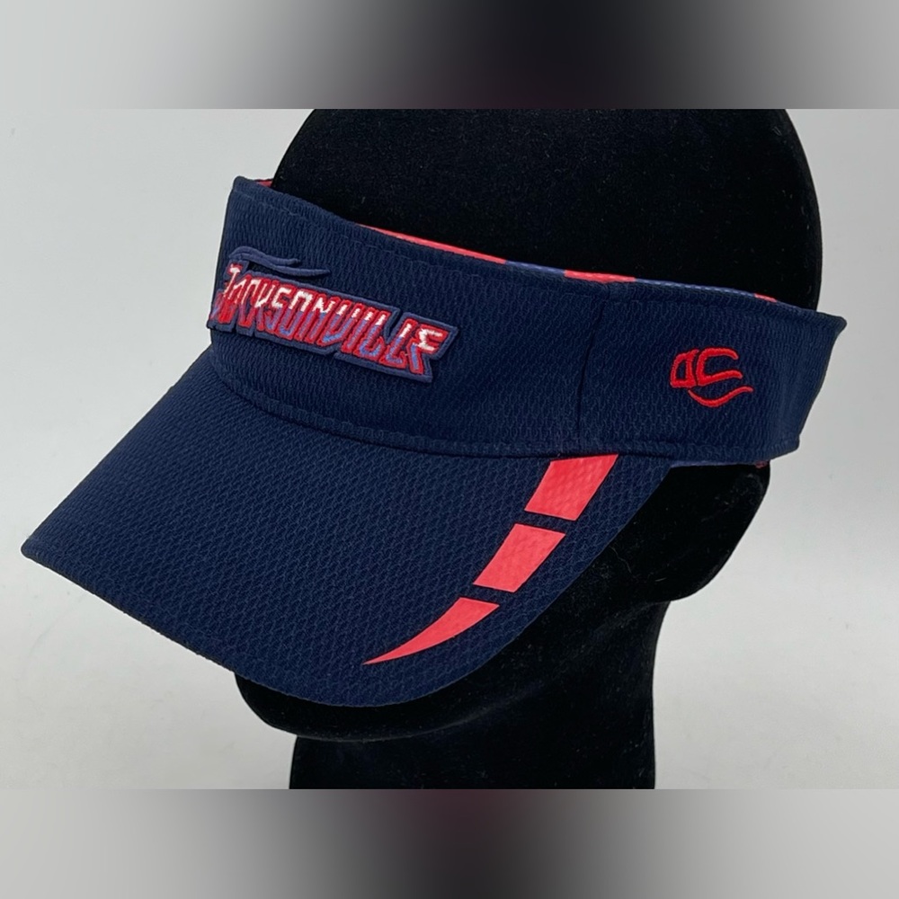 Jacksonville Jumbo Shrimp Minor League MLB OC Sports Sun Visor Blue & Red NWOT